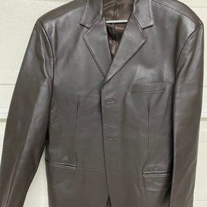 Stafford - Leather Jacket ( dark brown )